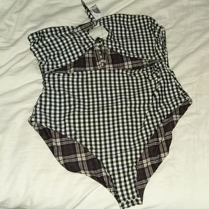 Reversible One Piece Bathing Suit